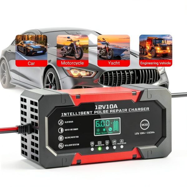 10A Car Battery Charger YDBAO 12V Fast Charge-3