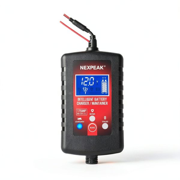 NEXPEAK 4-in-1 Battery Charger Portable Lead Acid-4