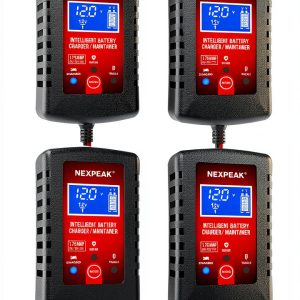 NEXPEAK 4-in-1 Battery Charger Portable Lead Acid-0