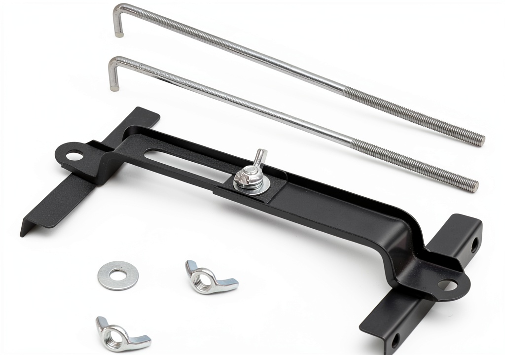 Installing Aoerzn battery hold down in a car battery tray