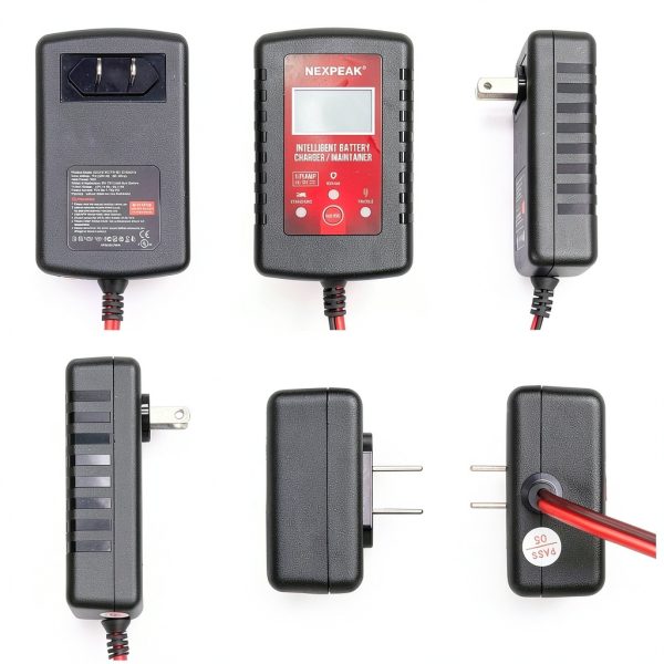NEXPEAK 4-in-1 Battery Charger Portable Lead Acid-7