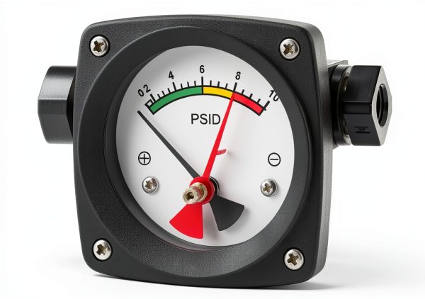 30 psi Differential Gauge by Differential Pressure Plus Anodized-1