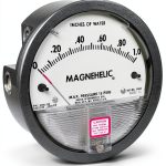 Dwyer Differential Gauge 2004DAF with Clear Face and Flange Bezel-0