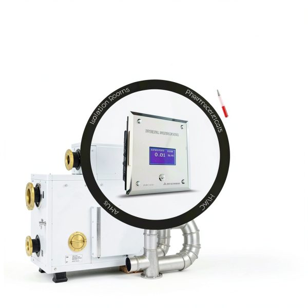Ace Instruments Differential Pressure Gauge 24V DC Wall‑Mount Model-5