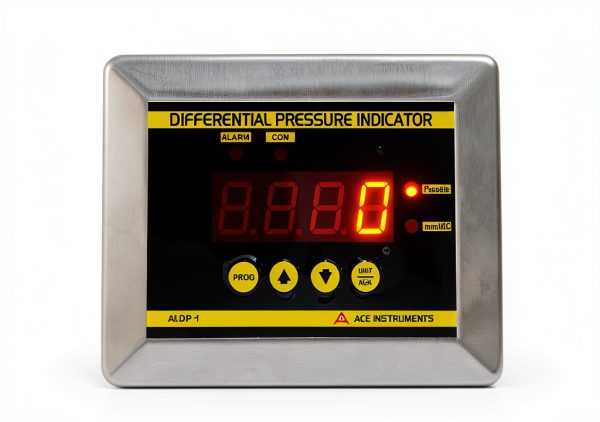 INSTRUKART Differential Pressure Indicator 0.5% FS 4‑Digit LED-0