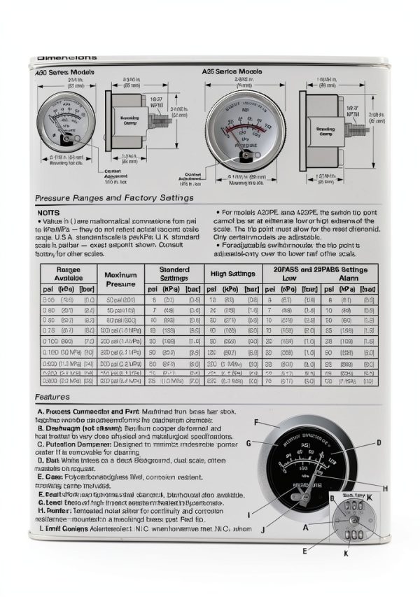 FW Murphy Differential Gauge 0-0.010″ Precision Industrial Tool-2