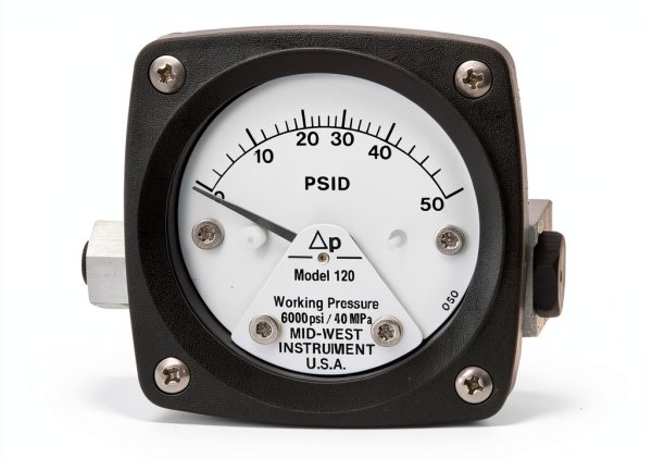 Mid-West Instrument Differential Gauge 120-AA-00-OO Compact Rugged-0