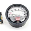 Differential Pressure Gauge JH Gauge Aluminum Dual Tap 0-15 inH2O-3