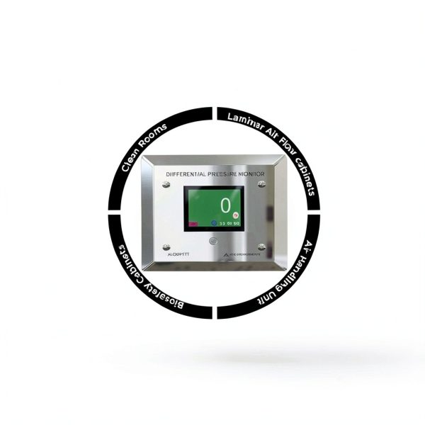 Differential Pressure Monitor INSTRUKART AI-DP1-TFT 3‑inch TFT Display-3