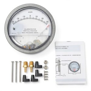 Differential Pressure Gauge Hyuduotx Clear HVAC 2‑inch Scale-0
