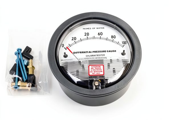 Differential Pressure Gauge JH Gauge 0 point 5 H2O PSI-4