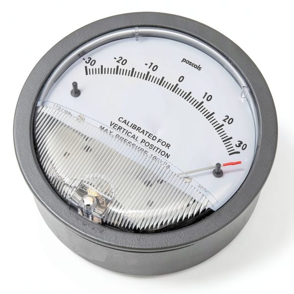 Differential Pressure Gauge Hyuduotx Clear HVAC 2‑inch Scale-4