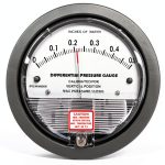 Differential Pressure Gauge JH Gauge 0 point 5 H2O PSI-0