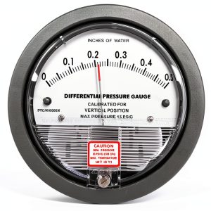 Differential Pressure Gauge JH Gauge 0 point 5 H2O PSI-0