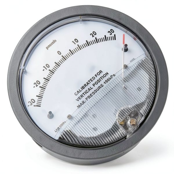 Differential Pressure Gauge Hyuduotx Clear HVAC 2‑inch Scale-3