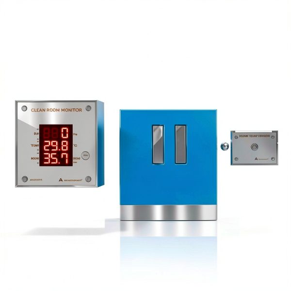 Negative Room Pressure Monitor INSTRUKART AI-CRM3-1-1 Temp and-6
