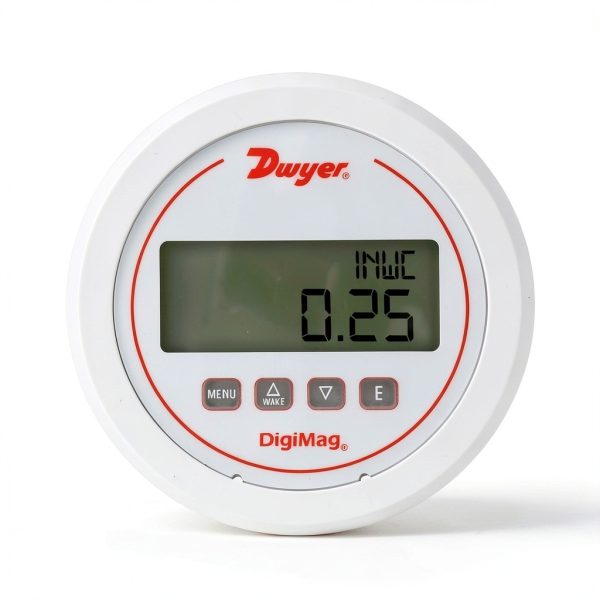 Dwyer DM1123 DigiMag Differential Pressure & Flow Gauge 0.5-0-0.5 WC-1