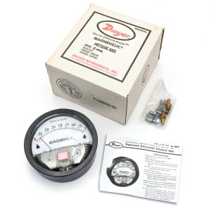 Differential Pressure Gauge Dwyer 2002 0‑2 in WC Aluminum Housing-0
